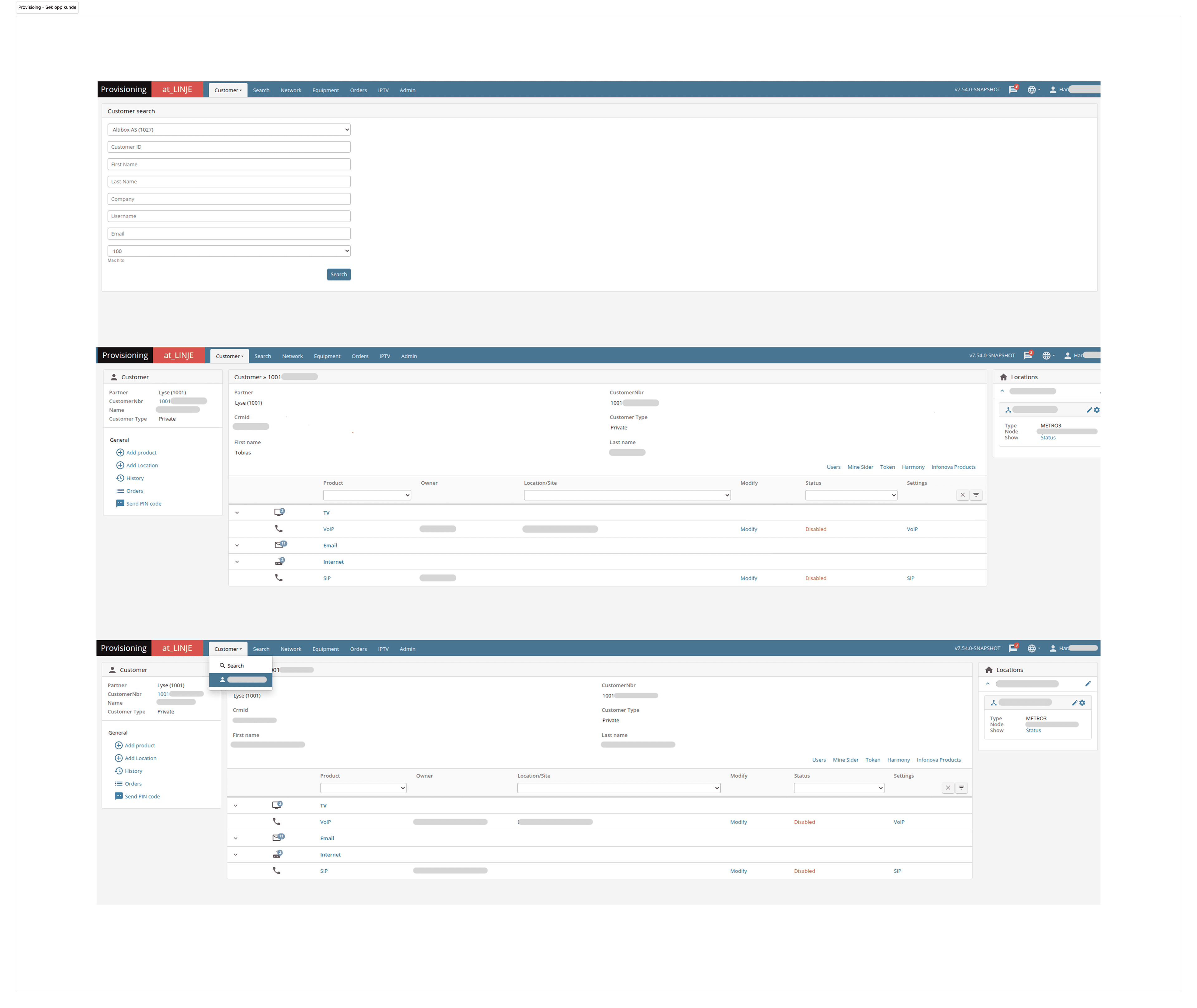 Altibox — Provisioning