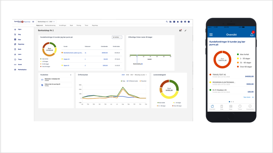 Bank+Regnskap Webapp / App